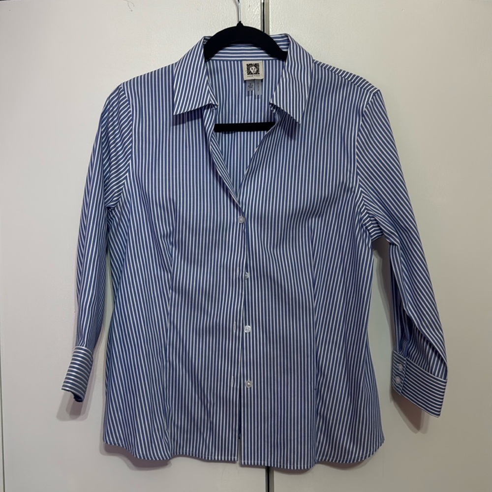 Anne Klein Women’s Fitted 3/4 sleeve top